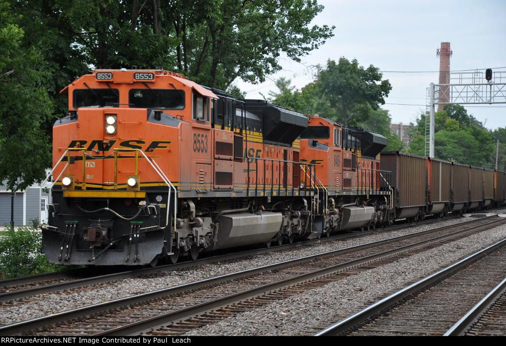 Westbound coal empties